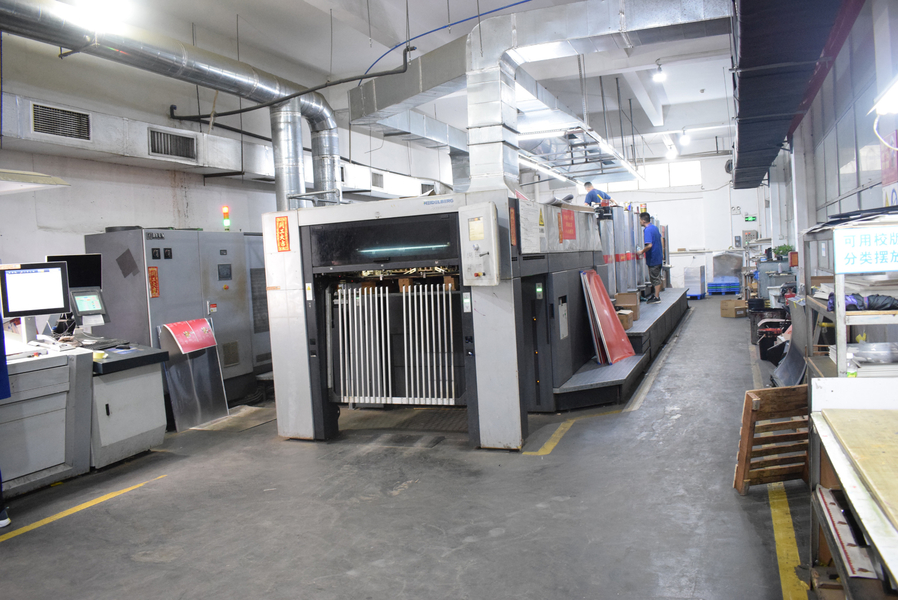GUANGZHOU YM PACKAGE PRODUCTS CO.,LTD. خط إنتاج المصنع