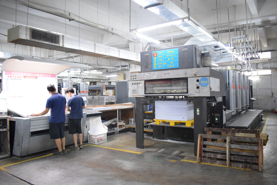 GUANGZHOU YM PACKAGE PRODUCTS CO.,LTD. خط إنتاج المصنع