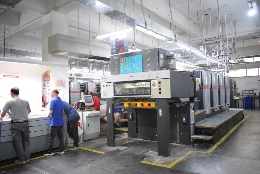 GUANGZHOU YM PACKAGE PRODUCTS CO.,LTD. خط إنتاج المصنع