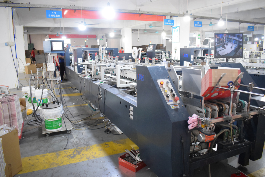 GUANGZHOU YM PACKAGE PRODUCTS CO.,LTD. خط إنتاج المصنع