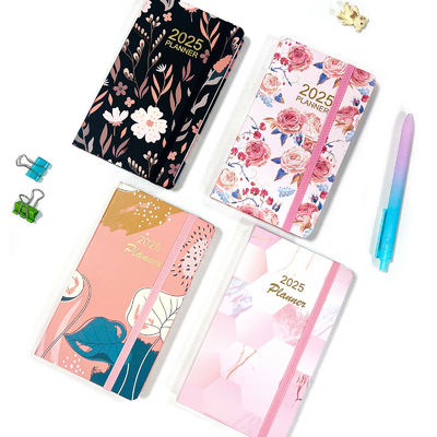 دفتر ملاحظات بطبقة مستديرة مستديرة في مخطط ألوان جريئة للورق