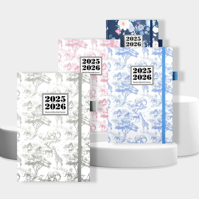 سيناريوهات أكاديمية دفتر ملاحظات شخصي بتصميم منقوش