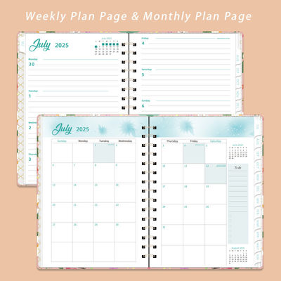 دفتر ملاحظات بغلاف مقوى حلزوني مخصص مع طباعة شعار بحجم A5