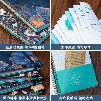 100 صفحة مذكرة مخصصة دفتر ملاحظات موضوع واحد مصمم للوثائق التجارية الملاحظات الشخصية