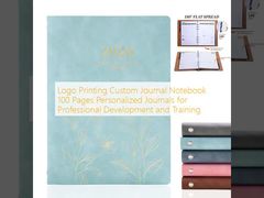 طباعة الشعار دفتر يوميات مخصص 100 صفحة دفاتر يوميات شخصية للتطوير والتدريب المهني