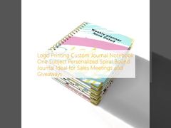 دفتر دوامة غلاف فني أسود أنيق