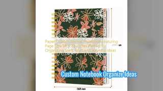 دفتر ملاحظات مخصص لتنظيم الأفكار بسرعة