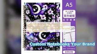 دفاتر ملاحظات ذات غلاف فني مخصص لهدايا الشركات