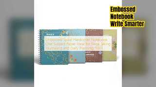 دفتر ملاحظات حلزوني منقوش للملاحظات والمجلات